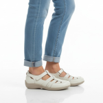 Zapatilla Keady Oporto - de cuero calada - Image 3