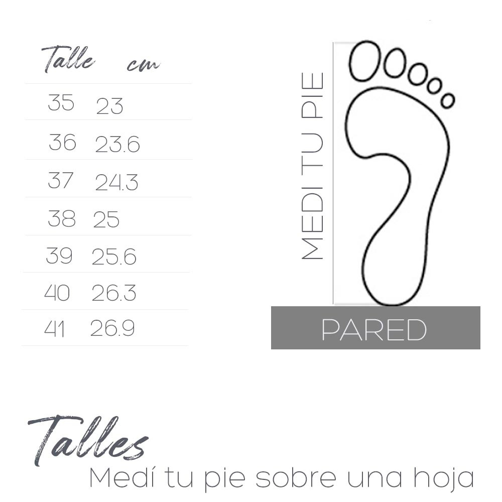 tabla-de-talles Zapatilla KEADY Alas - cuero y velcro - Image 12