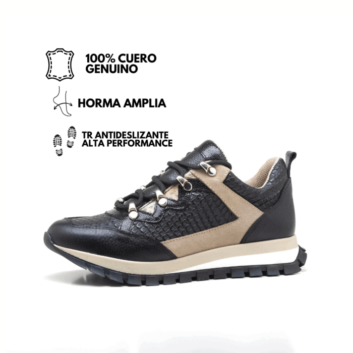 Zapatilla Keady Quechua cuero genuino - Image 2