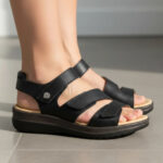 Sandalia Keady Luccia - cuero horma ancha
