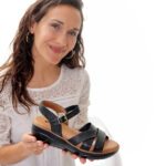 Sandalia Keady Cuero Confortable Plantilla Acolchada - Imagen 6
