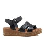 Sandalia Keady Senovia - Cuero Genuino Liviano Plataforma Acolchada - Image 6