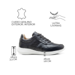 Zapatillas KEADY Pau cuero calado ultraliviana - Image 6