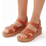 Sandalia Keady Senovia - Cuero Genuino Liviano Plataforma Acolchada - Image 6