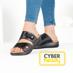 Zueco Keady Larisa cuero con velcro ajustable