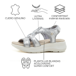 Sandalia Keady Cellier - Cuero Deportivas Plantilla Anatómica - Image 2