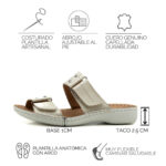 Zueco Keady Gemma - cuero genuino con velcro - Imagen 10