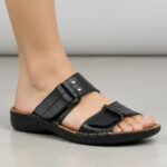 Zueco Keady Gemma - cuero genuino con velcro - Imagen 5