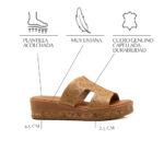 Zueco Keady Vivian - Plantilla Acolchada Cuero Genuino - Imagen 6