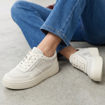 Zapatilla Keady Rasina Cuero horma amplia