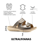 Sandalias KEADY Ella zuecos cuero genuino anatómica - Image 3