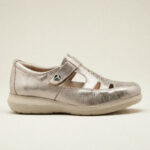 Zapatilla KEADY Rummi cuero genuino calado - Imagen 8