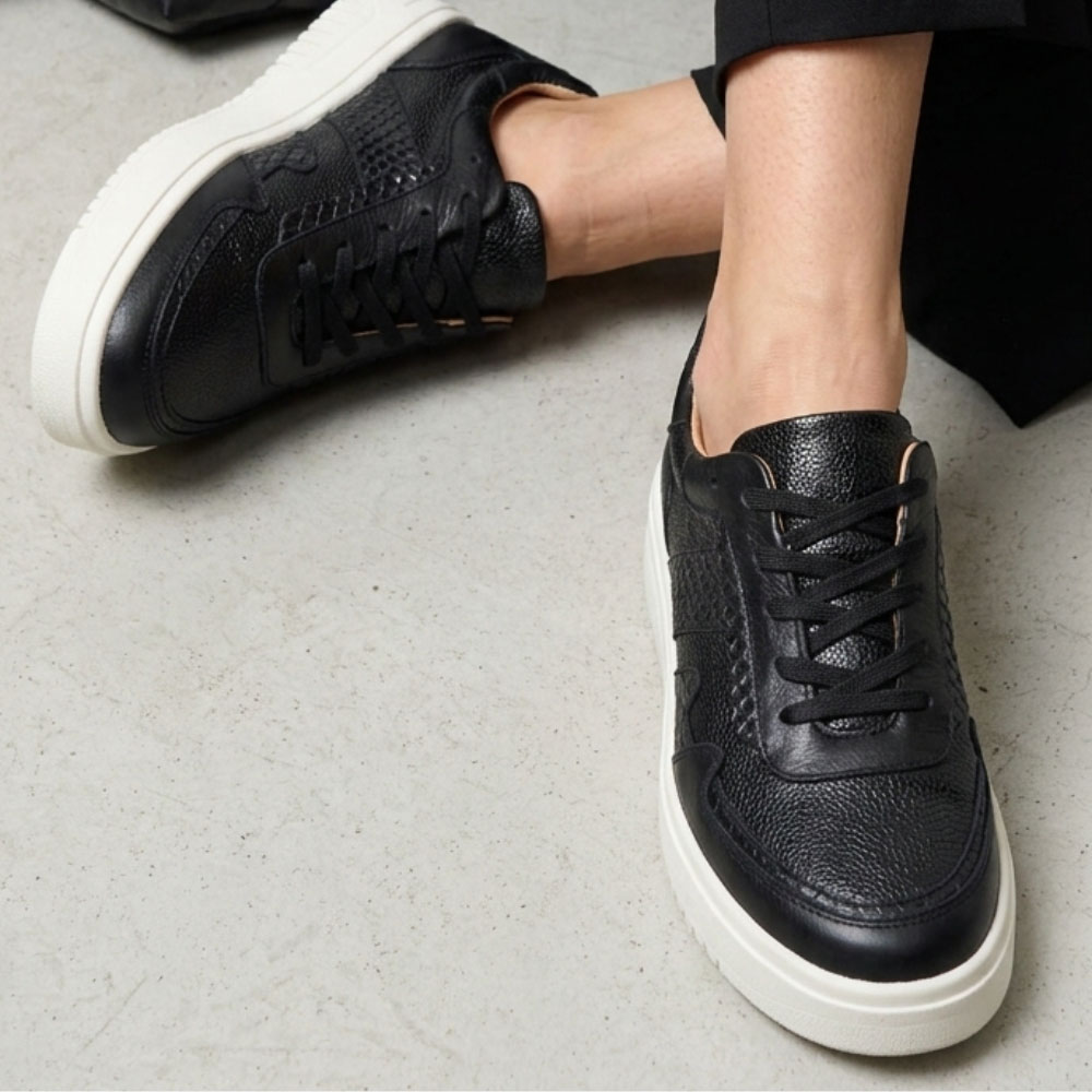 5680 Zapatilla Keady Rasina Cuero horma amplia - Imagen 1