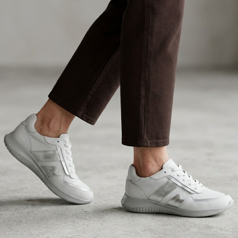 2080-VS134-2 Zapatillas KEADY Pau cuero calado ultraliviana - Imagen 1