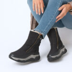 Bota KEADY Laska abrigadas cuero presky confort