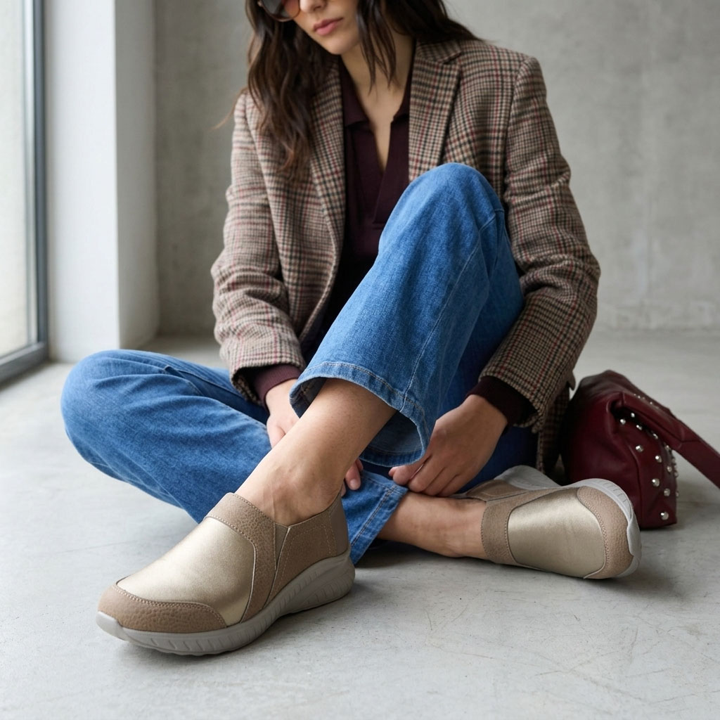 9382-VST389-IA-2 Zapatillas Keady Free cuero genuino - Imagen 1