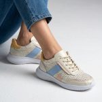 Zapatillas KEADY Pau cuero calado ultraliviana