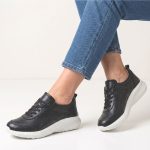 Zapatilla KEADY Amar cuero calado