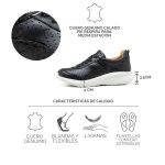 Zapatilla KEADY Amar cuero calado - Imagen 2