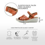 Sandalia KEADY Nelly - Cuero Genuino Superconfort - Imagen 2