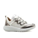 Zapatilla KEADY PERLA- urbana de cuero calado - Imagen 9