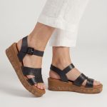 Sandalia Keady Senovia - Cuero Genuino Liviano Plataforma Acolchada - Imagen 4