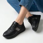 Zapatilla Keady Jocelyn cuero genuino calado - Imagen 7