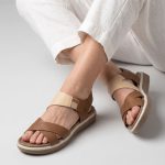 Sandalia KEADY Prana - Cuero Genuino Blanda Horma Amplia - Imagen 5